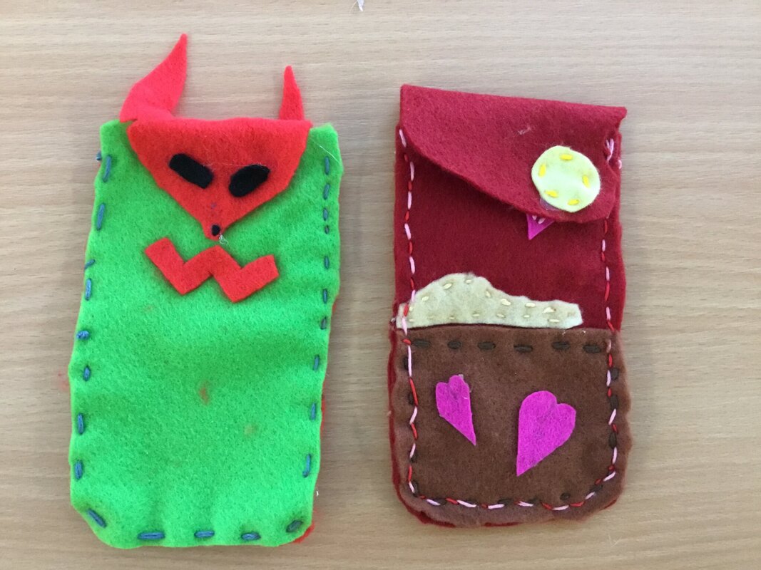 Image of Technology with Textiles - Mobile phone cases