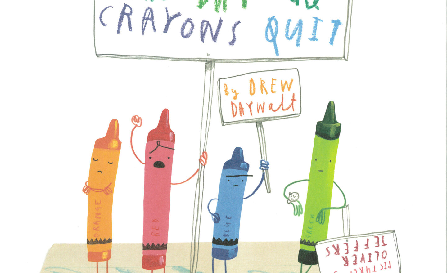 Image of Writing task- The day the crayons quit.
